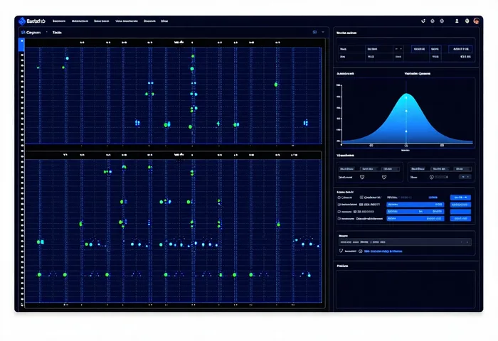 Cytely batch analysis interface showing 384-well plate grid with per-well analysis status and quantification results table